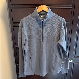 Abercrombie & Fitch Men's Gray Zip-Up Sweater